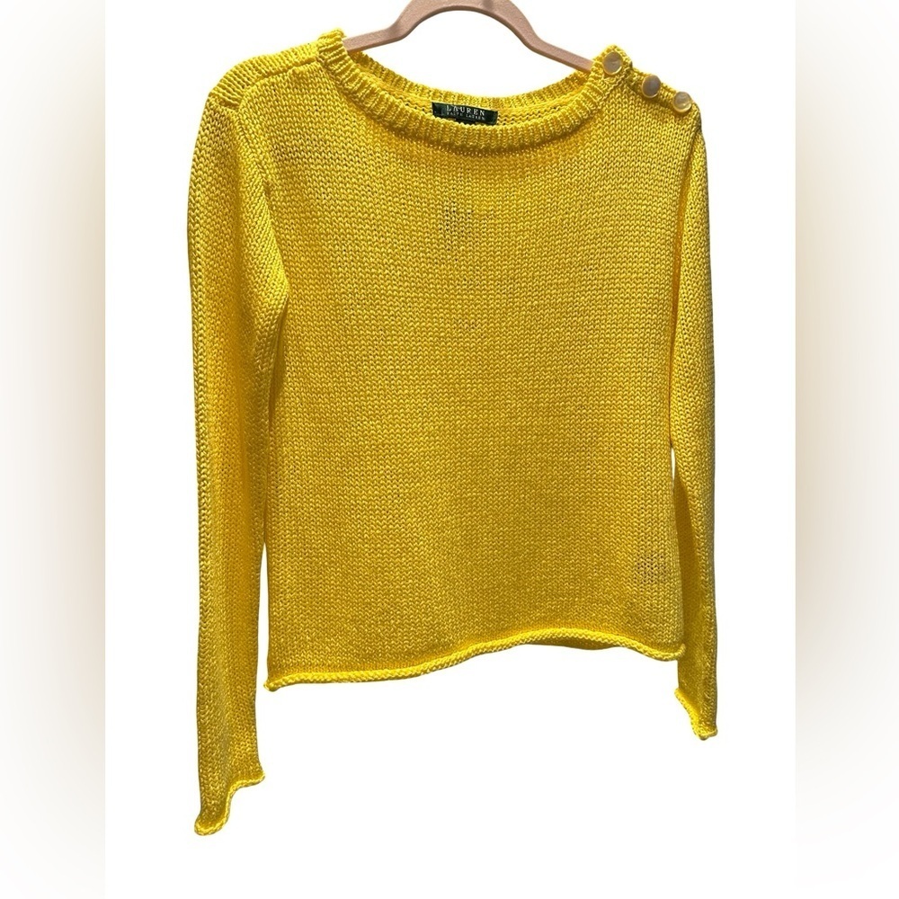 Ralph Lauren Yellow Knit Xs - Picture 5 of 9